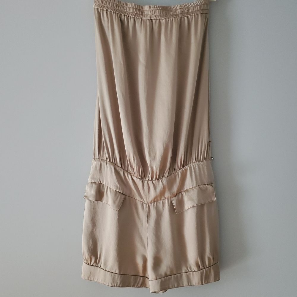 Patrizia Pepe Loiza Tube Jumpsuit made in Italy, 100% Silk Size Euro 42/M